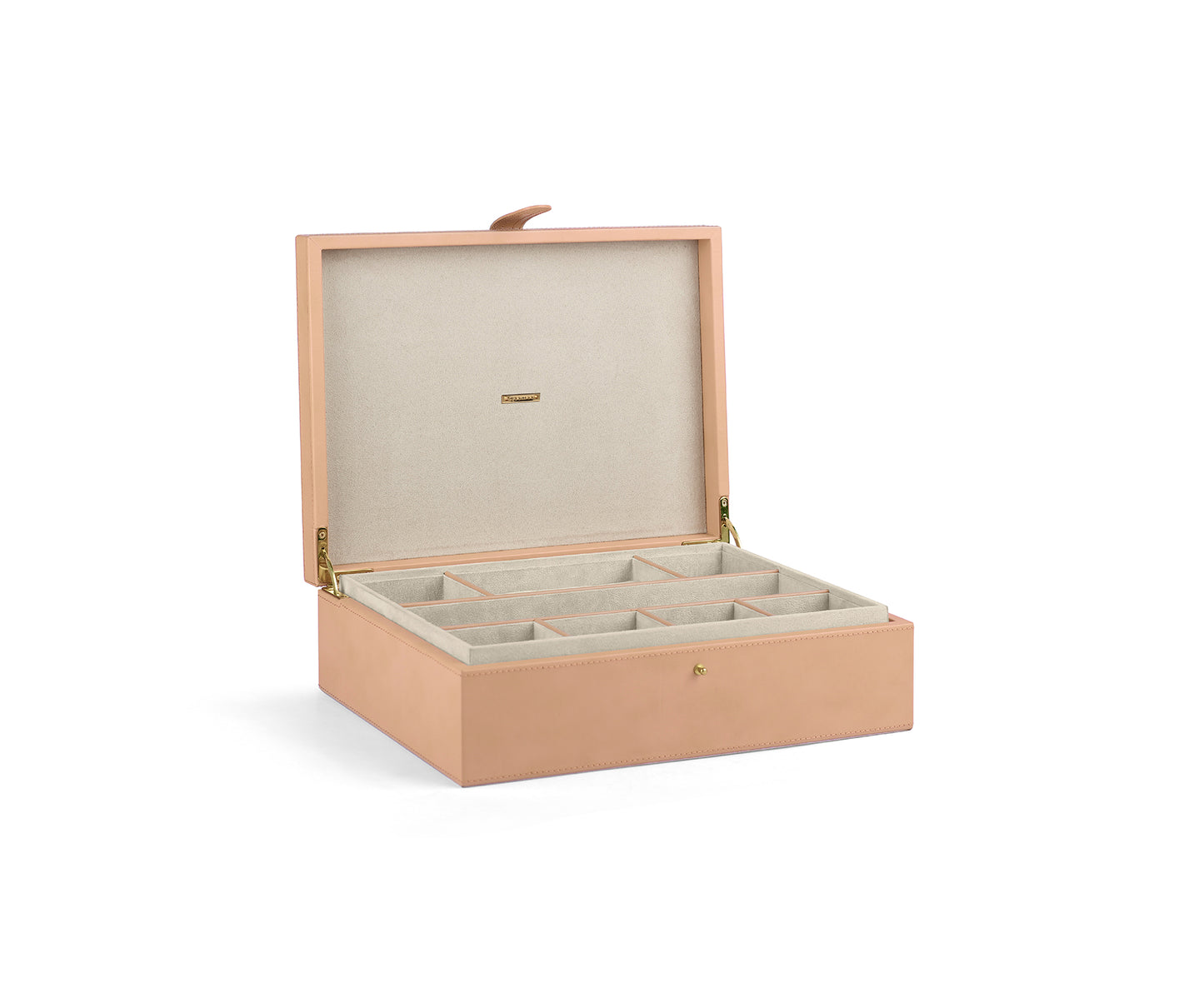 Beige Tesoro Jewellery Box - Taamaa