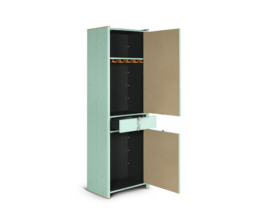 Benta Bar Cabinet Turquoise - Taamaa