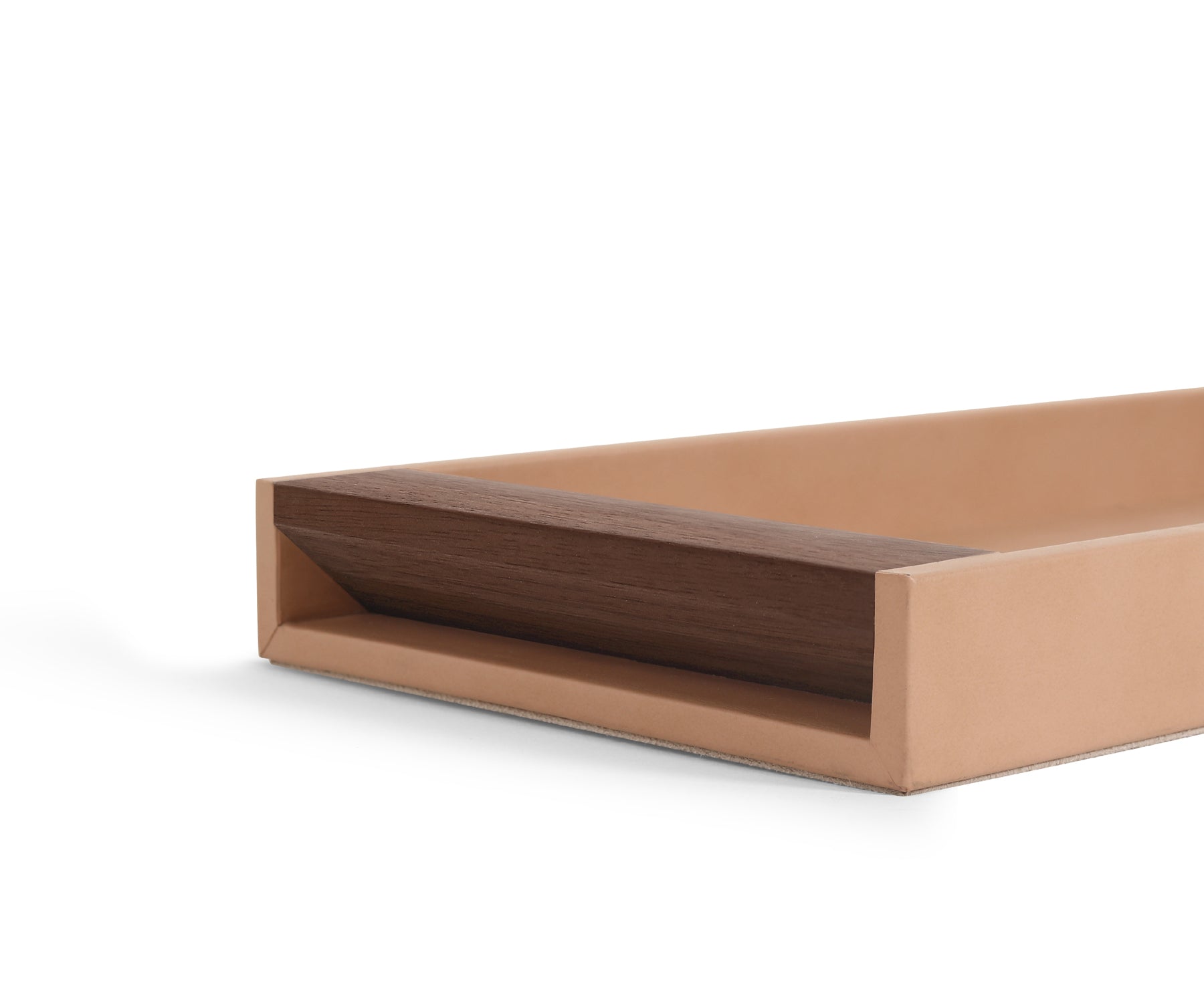 Buy Nude Tino Small Organizer Tray - Angular Wooden Handles - Taamaa