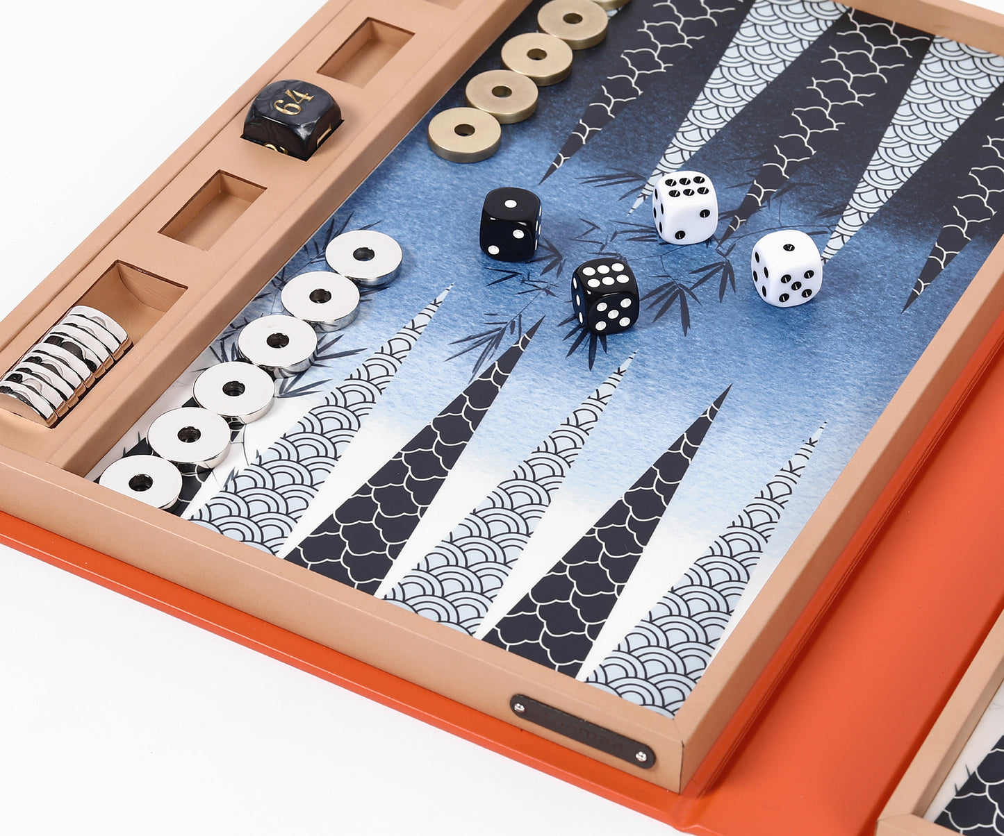 Orange Tino Backgammon Game