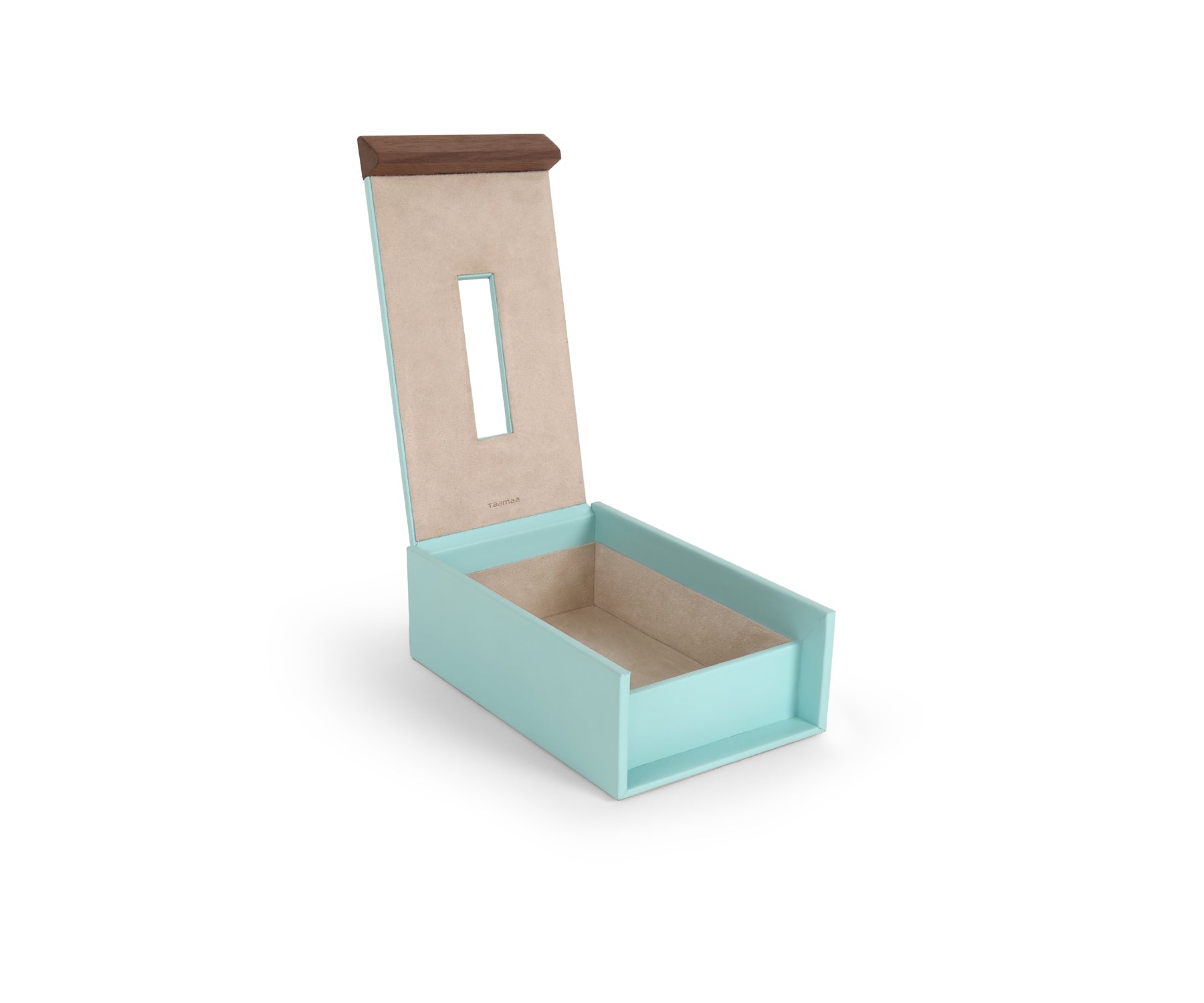 Buy Turquoise Tino Tissue Box - Minimalistic Form and Easy Use - Taamaa