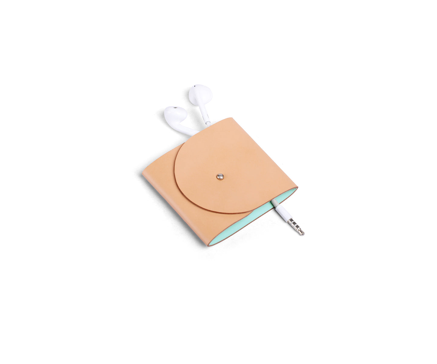 Buy Turquoise Curio Square Cord Manager - Earphone Manager - Taamaa