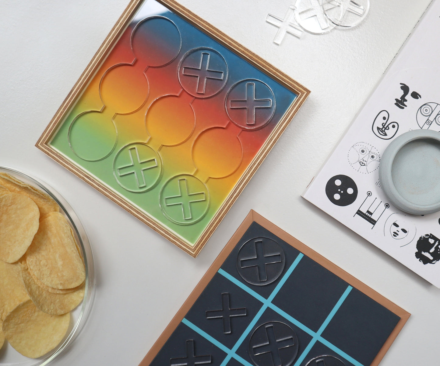 Buy Tic Tac Toe Prisma Board Game - Graphic Printed & Stylish Interior - Taamaa